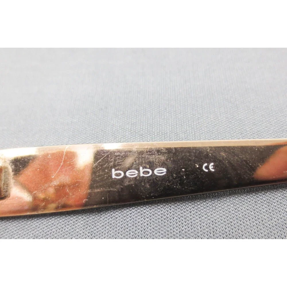 Bebe Courteous BB5028 Brown Leopard Print Semi Rimless Eyeglasses Frames